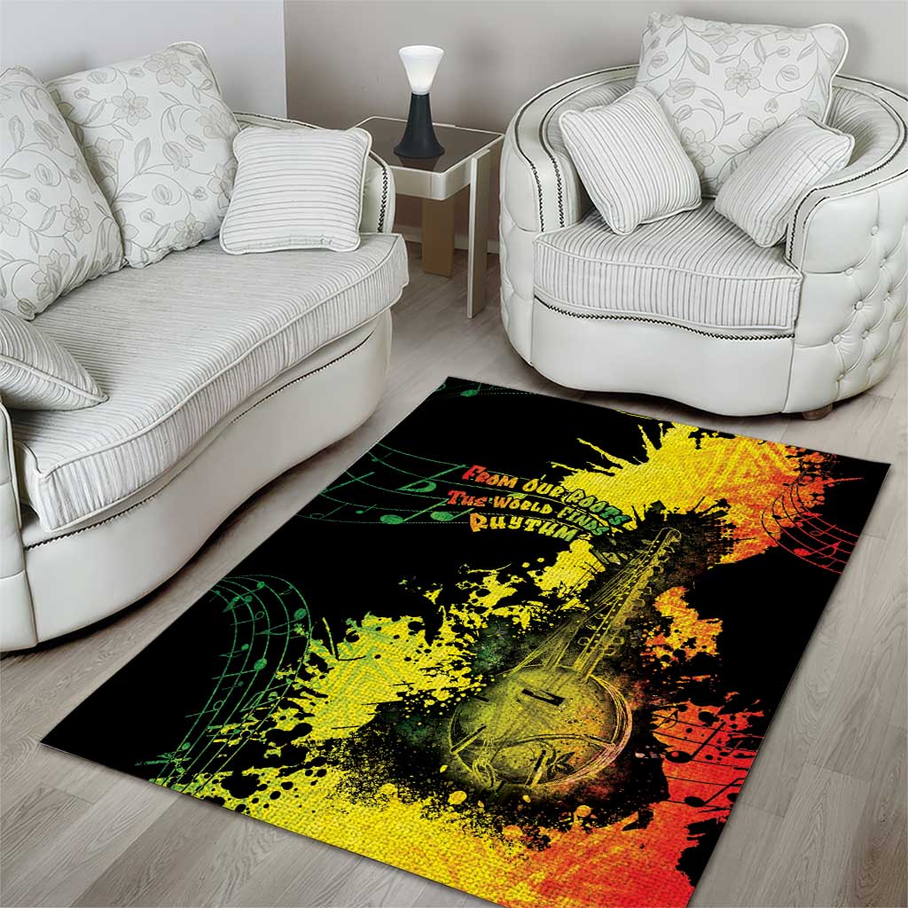 Afro Music Pride Area Rug From Our Roots The World Finds Rhythm - Wonder Print Shop