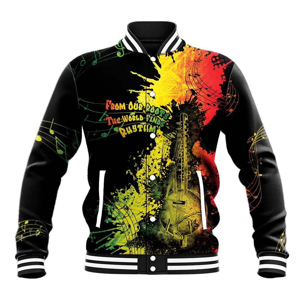 Afro Music Pride Baseball Jacket From Our Roots The World Finds Rhythm - Wonder Print Shop