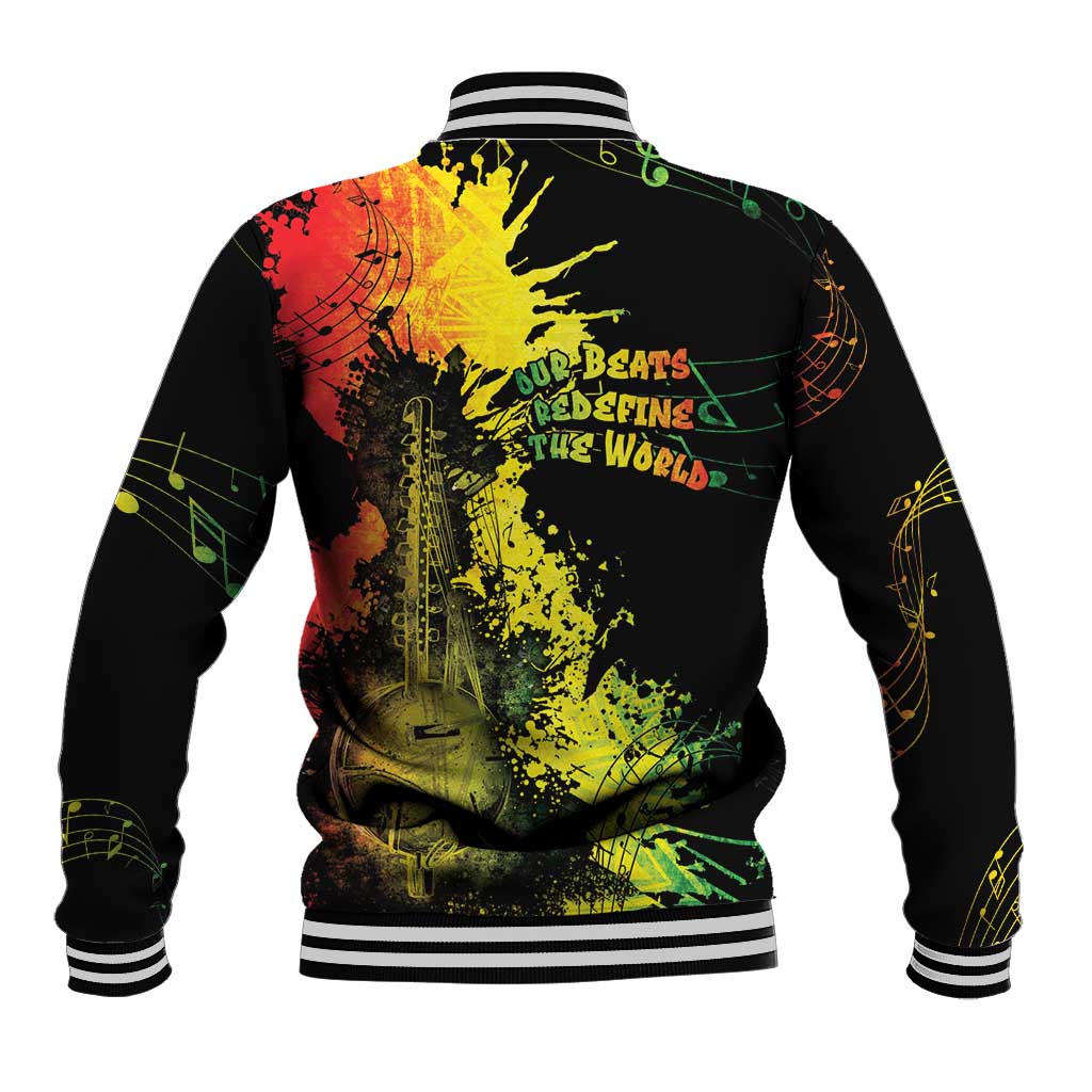 Afro Music Pride Baseball Jacket From Our Roots The World Finds Rhythm - Wonder Print Shop