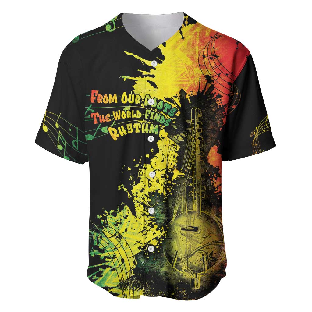 Afro Music Pride Baseball Jersey From Our Roots The World Finds Rhythm - Wonder Print Shop