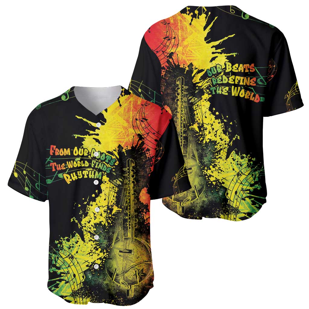Afro Music Pride Baseball Jersey From Our Roots The World Finds Rhythm - Wonder Print Shop
