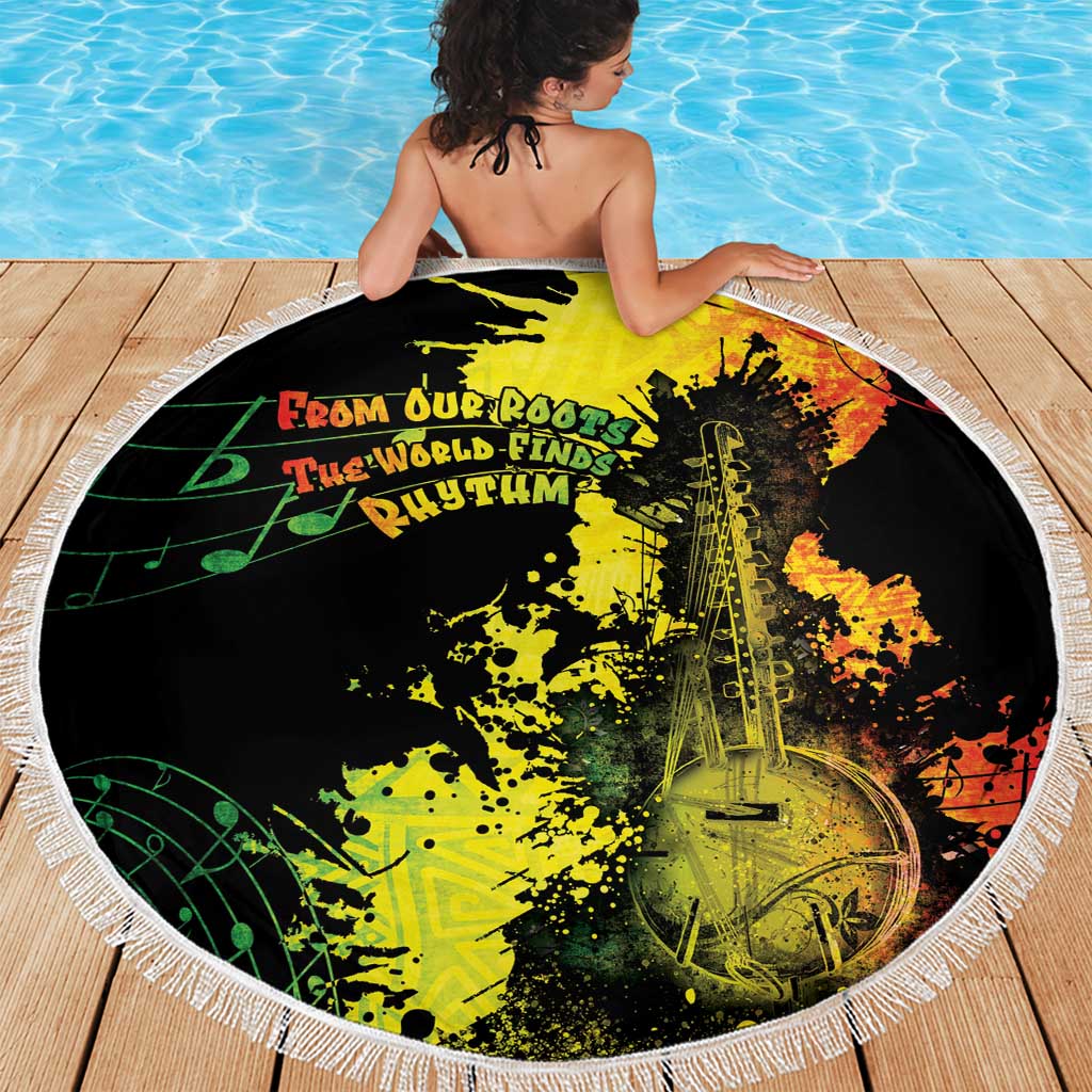 Afro Music Pride Beach Blanket From Our Roots The World Finds Rhythm - Wonder Print Shop