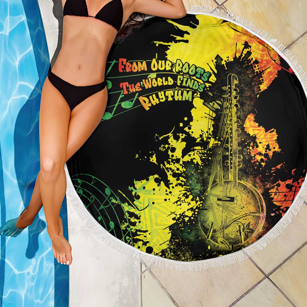 Afro Music Pride Beach Blanket From Our Roots The World Finds Rhythm - Wonder Print Shop