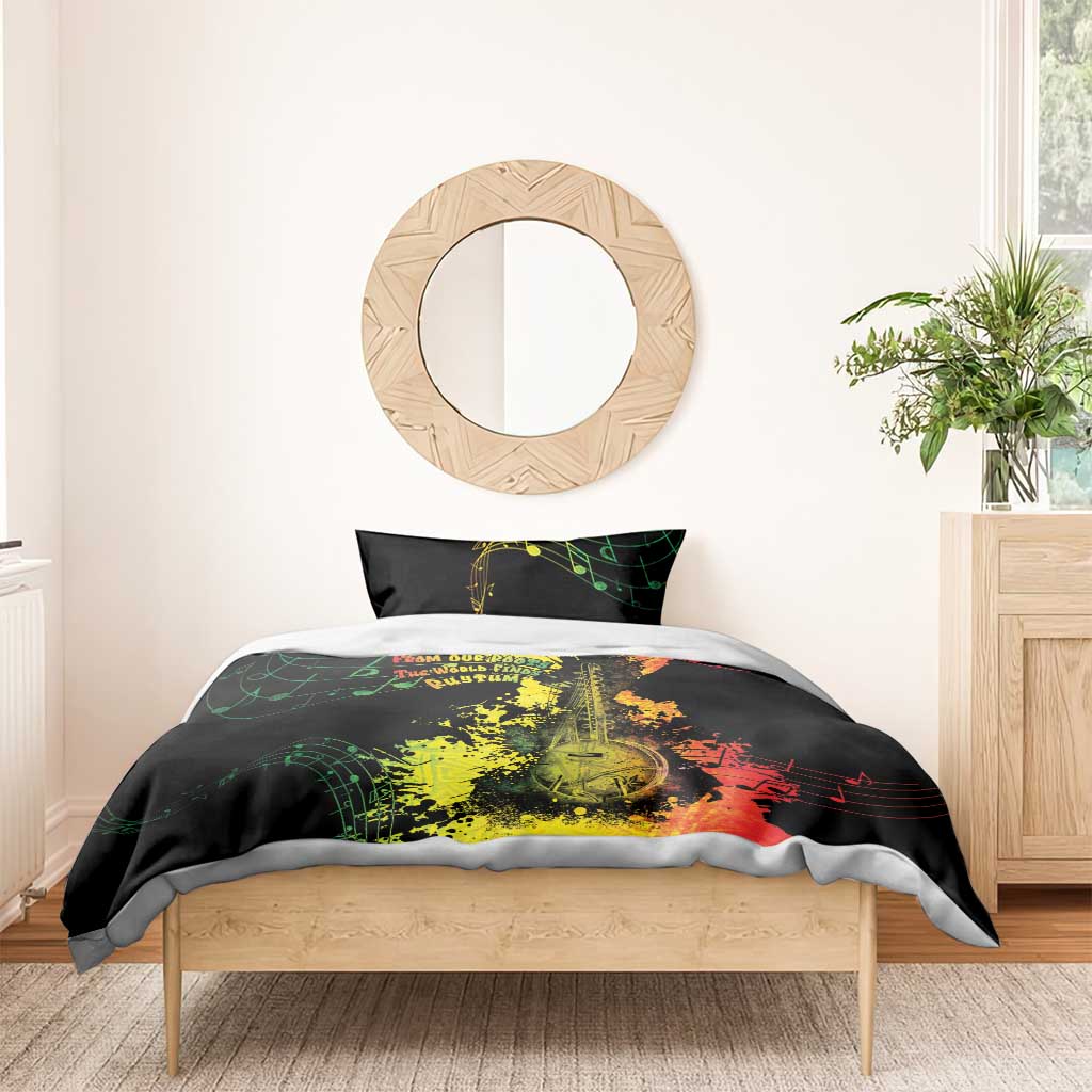 Afro Music Pride Bedding Set From Our Roots The World Finds Rhythm - Wonder Print Shop