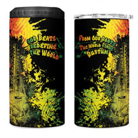 Afro Music Pride 4 in 1 Can Cooler Tumbler From Our Roots The World Finds Rhythm - Wonder Print Shop
