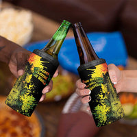 Afro Music Pride 4 in 1 Can Cooler Tumbler From Our Roots The World Finds Rhythm - Wonder Print Shop