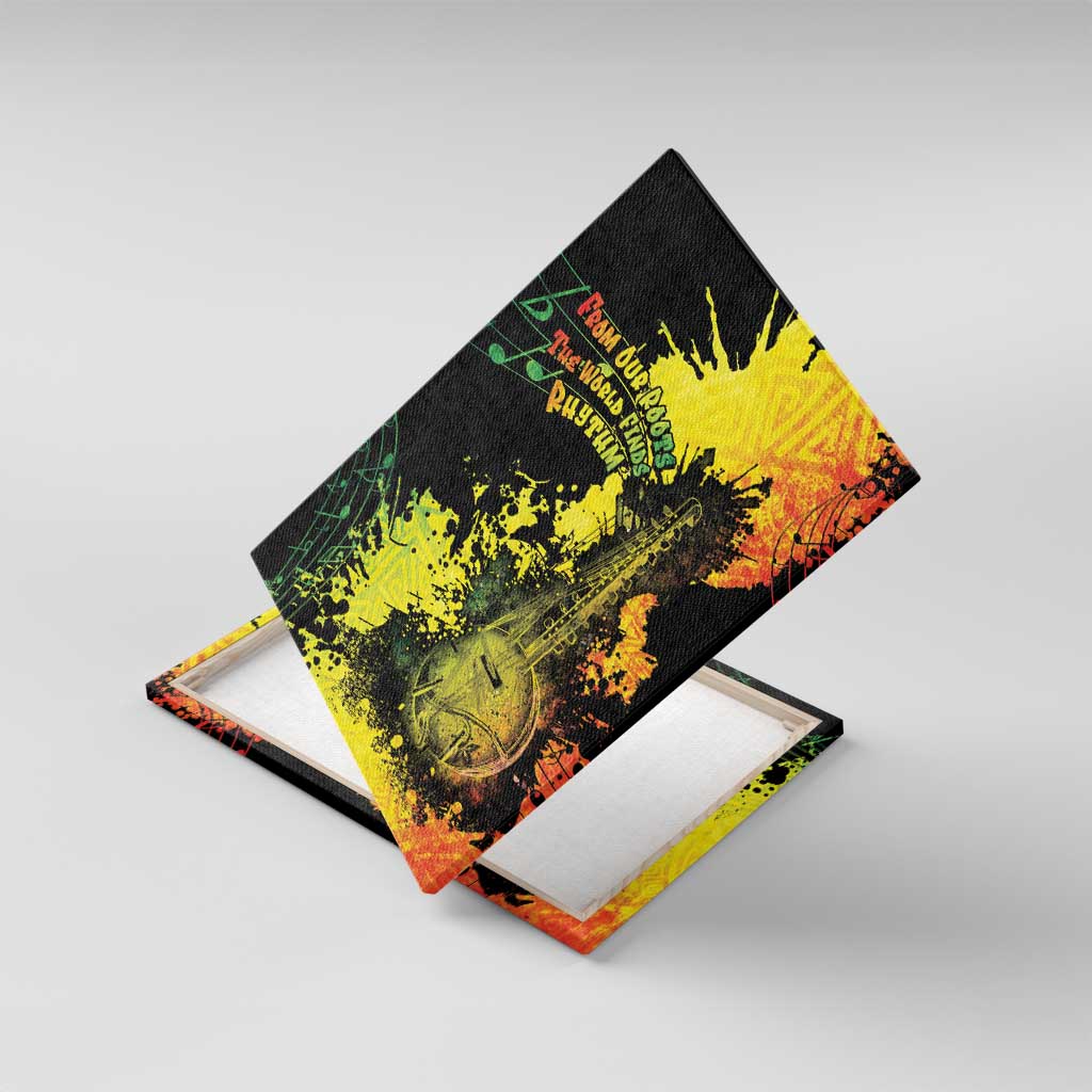 Afro Music Pride Canvas Wall Art From Our Roots The World Finds Rhythm - Wonder Print Shop