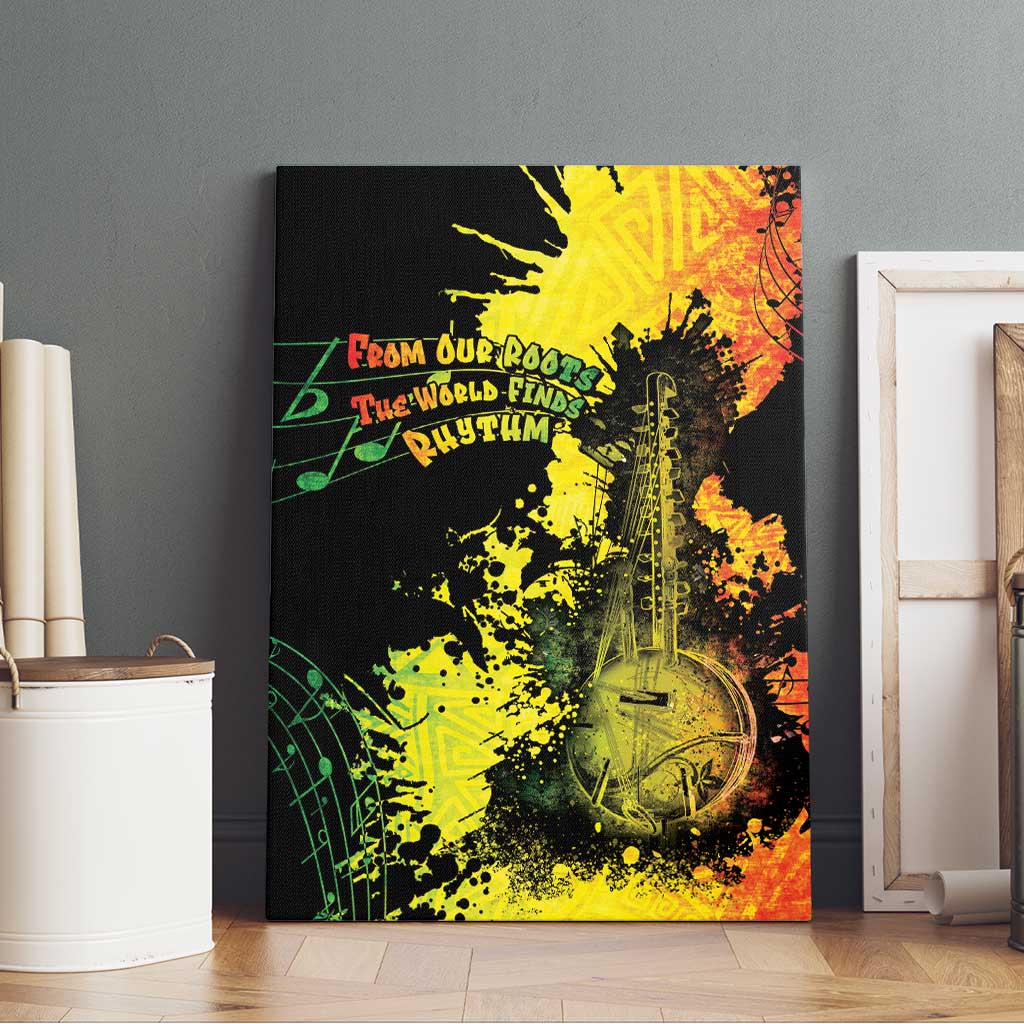 Afro Music Pride Canvas Wall Art From Our Roots The World Finds Rhythm - Wonder Print Shop