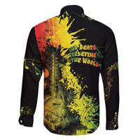 Afro Music Pride Family Matching Long Sleeve Bodycon Dress and Hawaiian Shirt From Our Roots The World Finds Rhythm - Wonder Print Shop