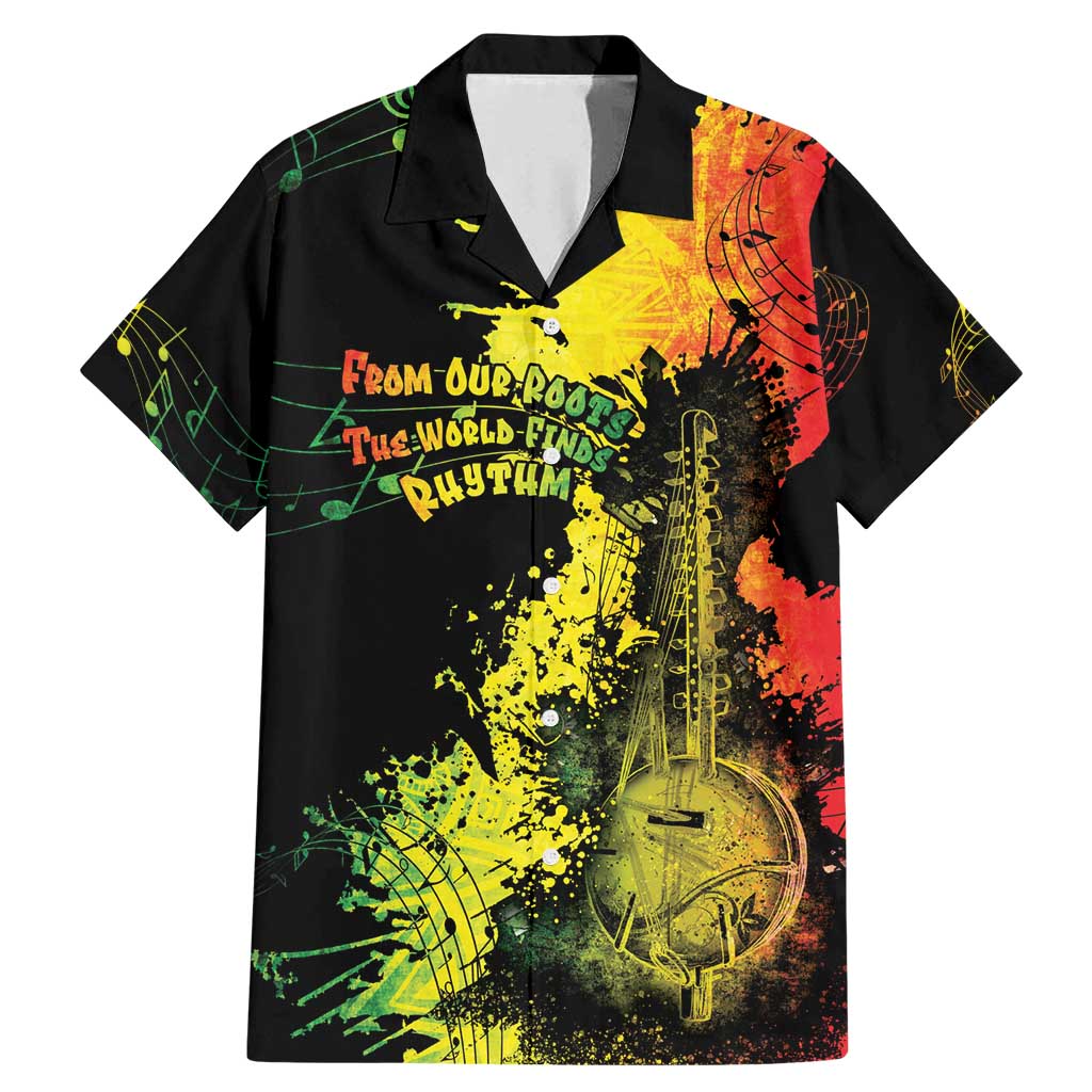 Afro Music Pride Family Matching Mermaid Dress and Hawaiian Shirt From Our Roots The World Finds Rhythm - Wonder Print Shop