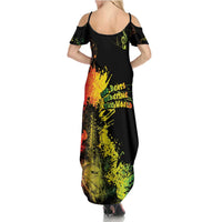 Afro Music Pride Family Matching Summer Maxi Dress and Hawaiian Shirt From Our Roots The World Finds Rhythm - Wonder Print Shop