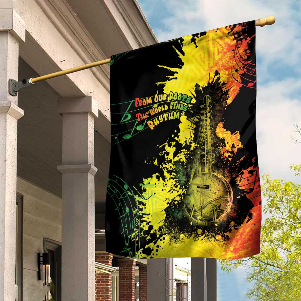 Afro Music Pride Garden Flag From Our Roots The World Finds Rhythm - Wonder Print Shop