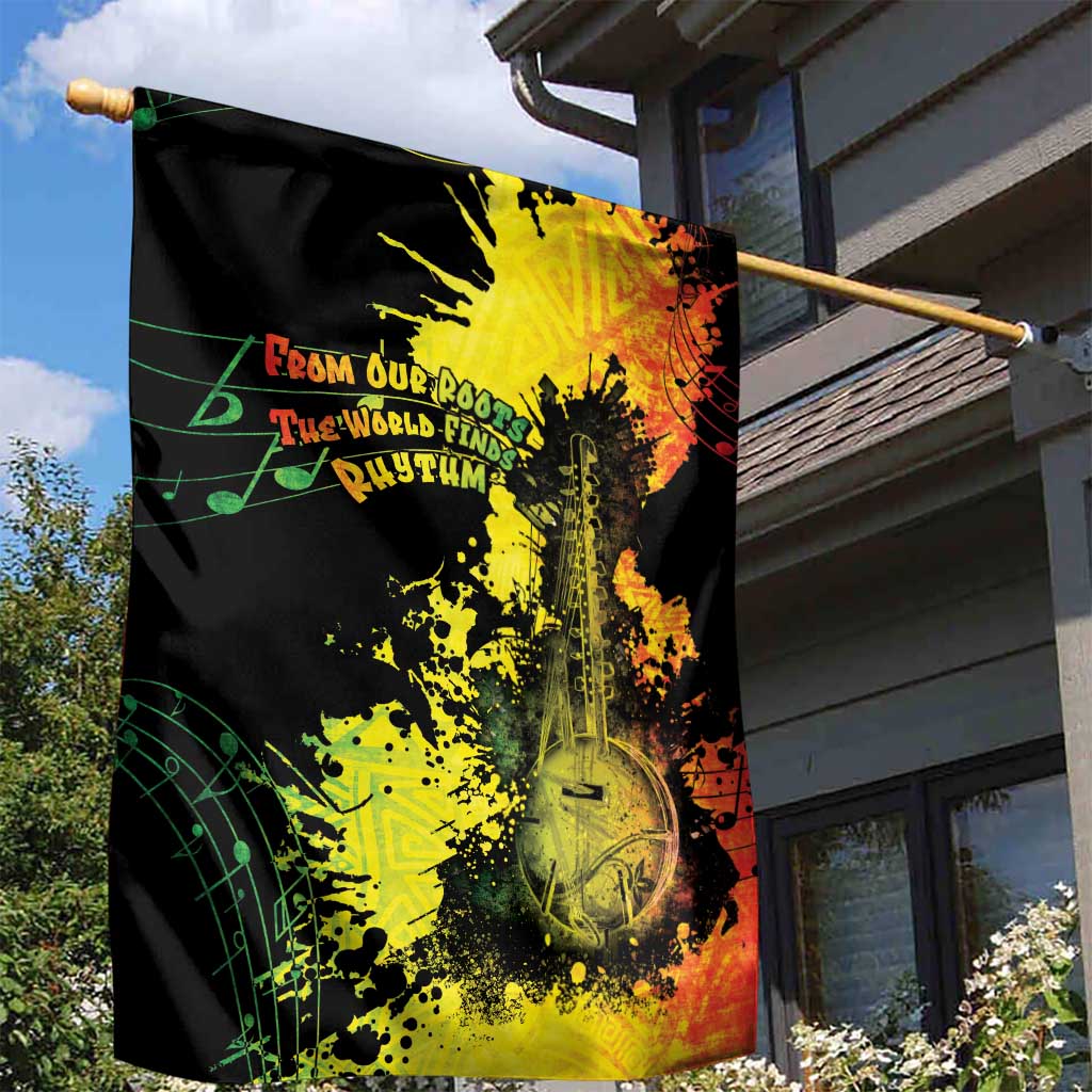 Afro Music Pride Garden Flag From Our Roots The World Finds Rhythm - Wonder Print Shop