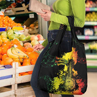 Afro Music Pride Grocery Bag From Our Roots The World Finds Rhythm - Wonder Print Shop