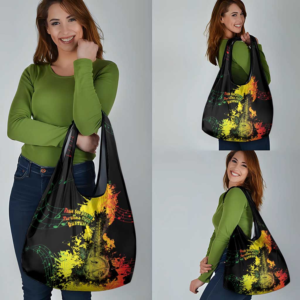 Afro Music Pride Grocery Bag From Our Roots The World Finds Rhythm - Wonder Print Shop