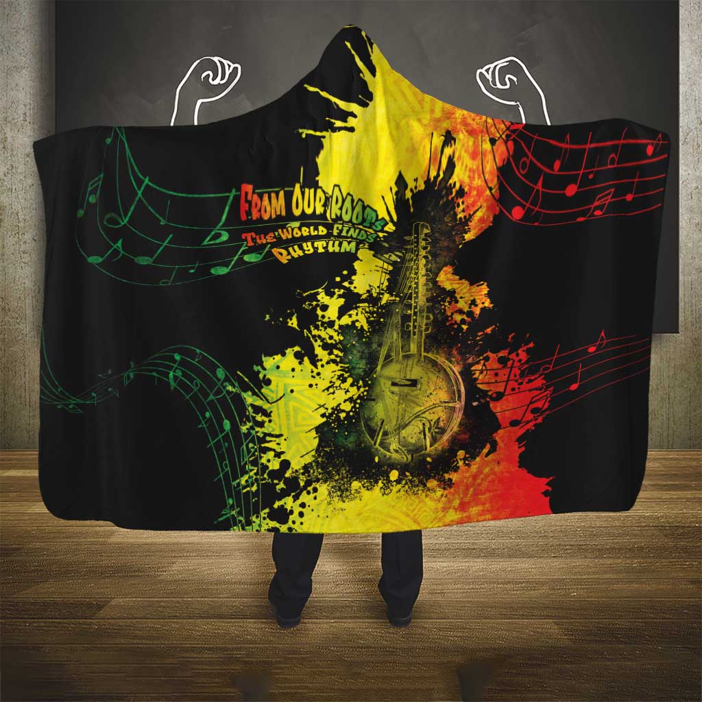 Afro Music Pride Hooded Blanket From Our Roots The World Finds Rhythm - Wonder Print Shop