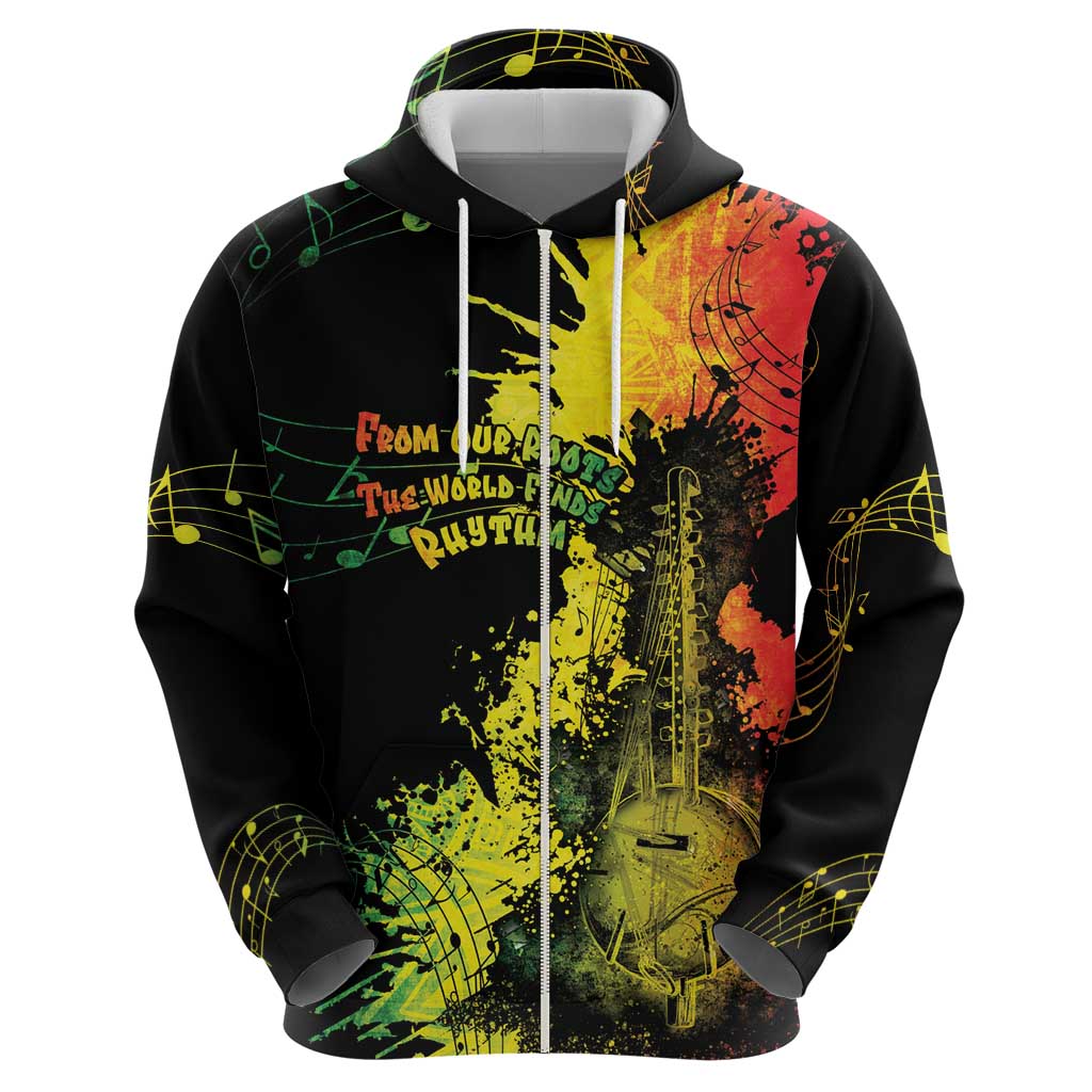 Afro Music Pride Hoodie From Our Roots The World Finds Rhythm - Wonder Print Shop