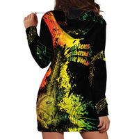 Afro Music Pride Hoodie Dress From Our Roots The World Finds Rhythm - Wonder Print Shop