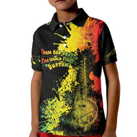 Afro Music Pride Kid Polo Shirt From Our Roots The World Finds Rhythm - Wonder Print Shop