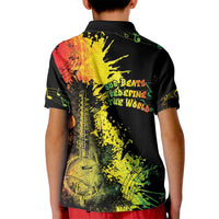 Afro Music Pride Kid Polo Shirt From Our Roots The World Finds Rhythm - Wonder Print Shop
