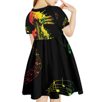 Afro Music Pride Kid Short Sleeve Dress From Our Roots The World Finds Rhythm - Wonder Print Shop