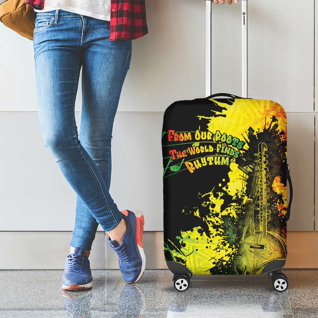 Afro Music Pride Luggage Cover From Our Roots The World Finds Rhythm - Wonder Print Shop