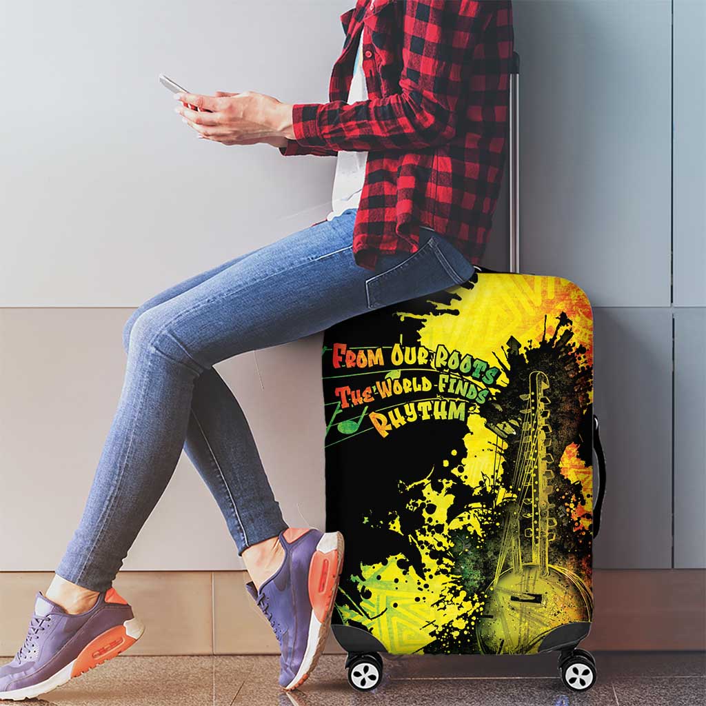 Afro Music Pride Luggage Cover From Our Roots The World Finds Rhythm - Wonder Print Shop
