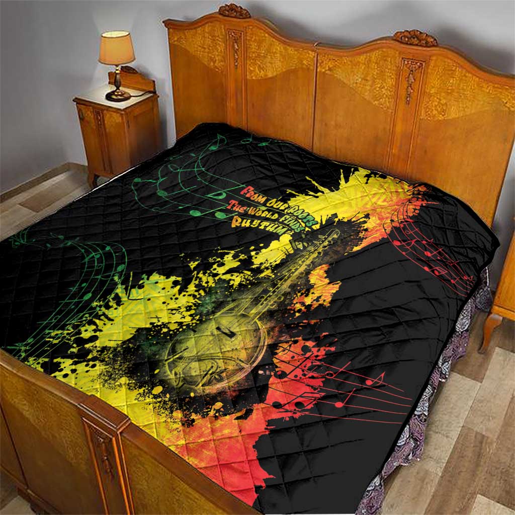 Afro Music Pride Quilt From Our Roots The World Finds Rhythm - Wonder Print Shop