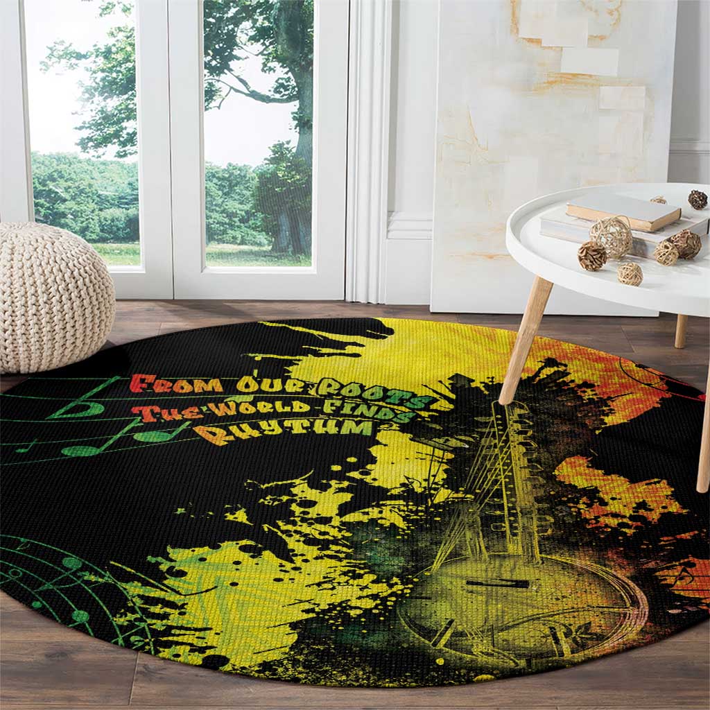 Afro Music Pride Round Carpet From Our Roots The World Finds Rhythm - Wonder Print Shop