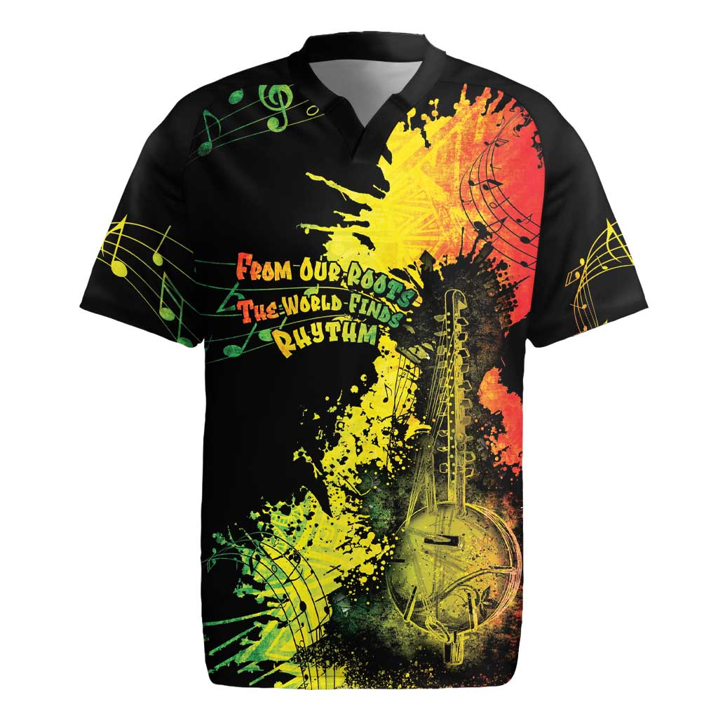 Afro Music Pride Rugby Jersey From Our Roots The World Finds Rhythm - Wonder Print Shop