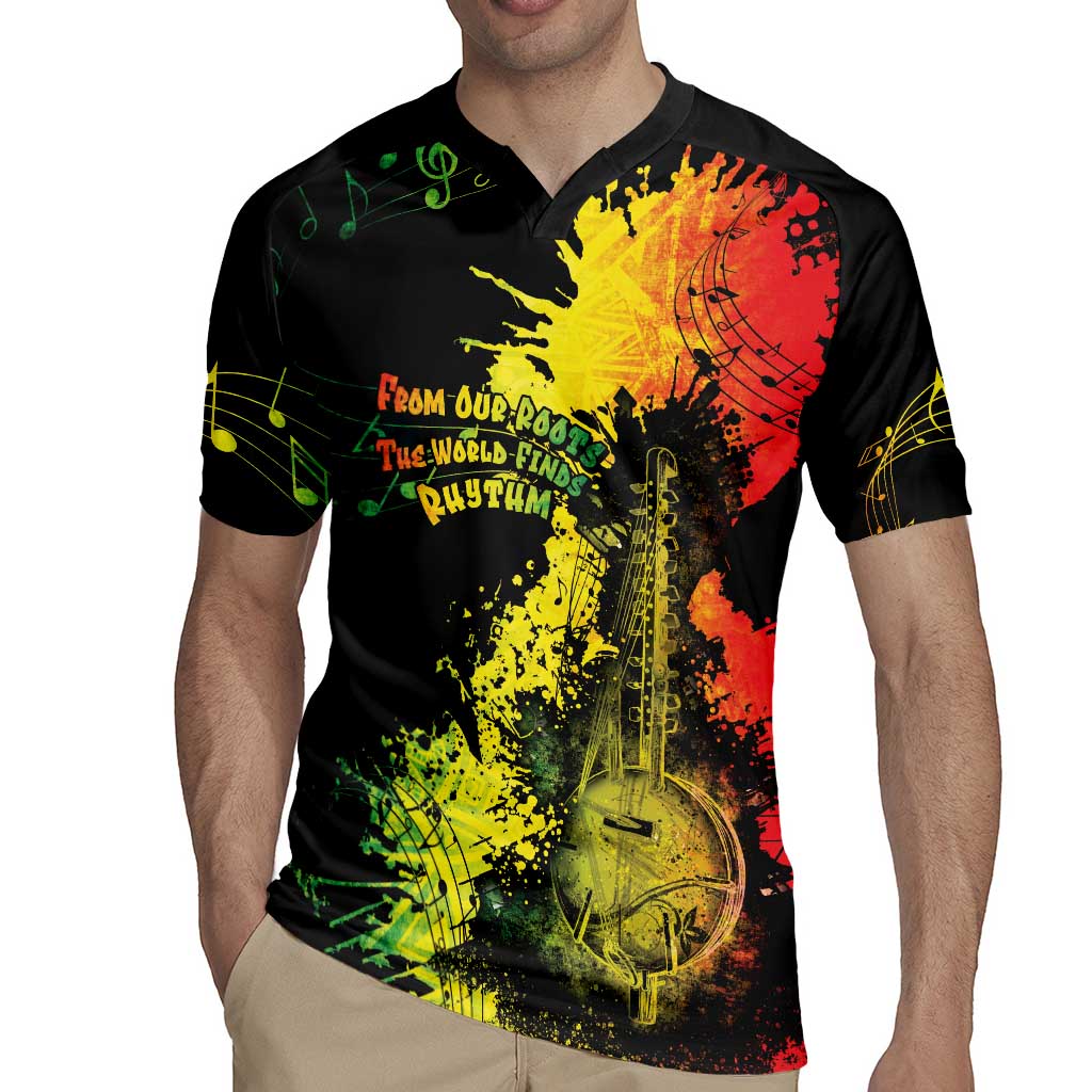 Afro Music Pride Rugby Jersey From Our Roots The World Finds Rhythm - Wonder Print Shop