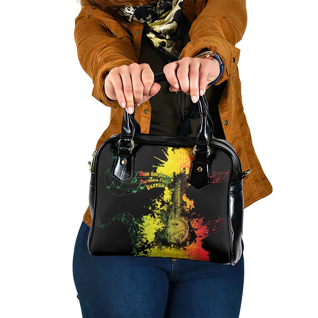 Afro Music Pride Shoulder Handbag From Our Roots The World Finds Rhythm - Wonder Print Shop