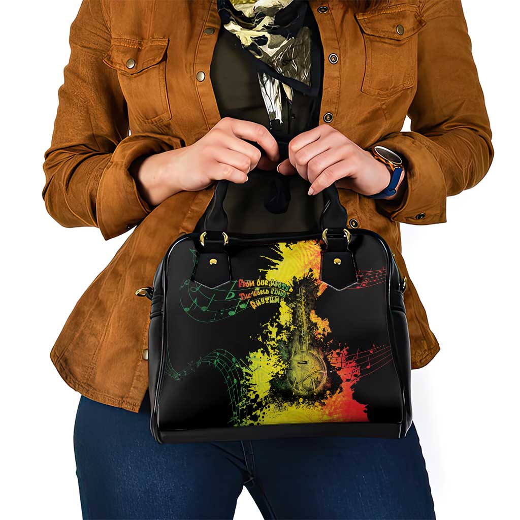 Afro Music Pride Shoulder Handbag From Our Roots The World Finds Rhythm - Wonder Print Shop