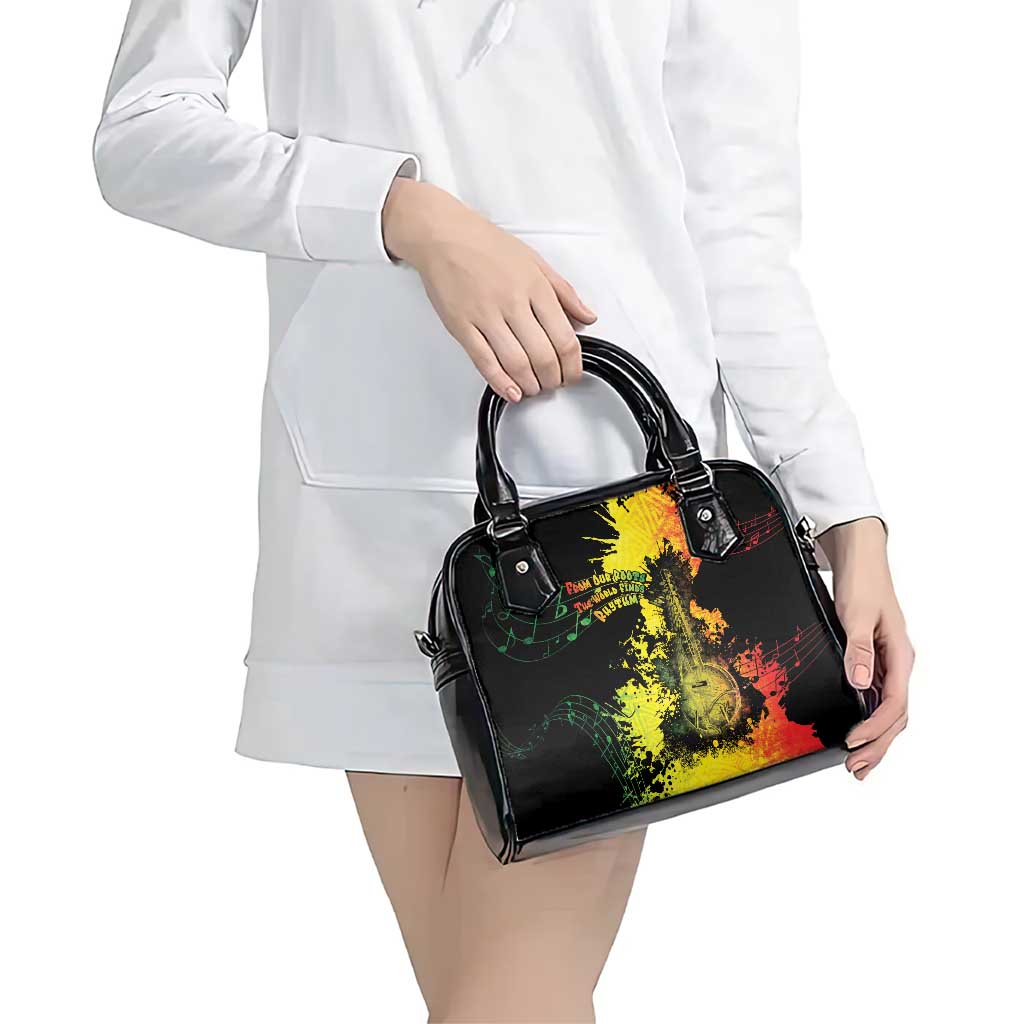 Afro Music Pride Shoulder Handbag From Our Roots The World Finds Rhythm - Wonder Print Shop