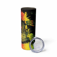 Afro Music Pride Skinny Tumbler From Our Roots The World Finds Rhythm - Wonder Print Shop