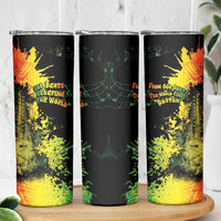 Afro Music Pride Skinny Tumbler From Our Roots The World Finds Rhythm - Wonder Print Shop