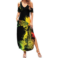 Afro Music Pride Summer Maxi Dress From Our Roots The World Finds Rhythm - Wonder Print Shop