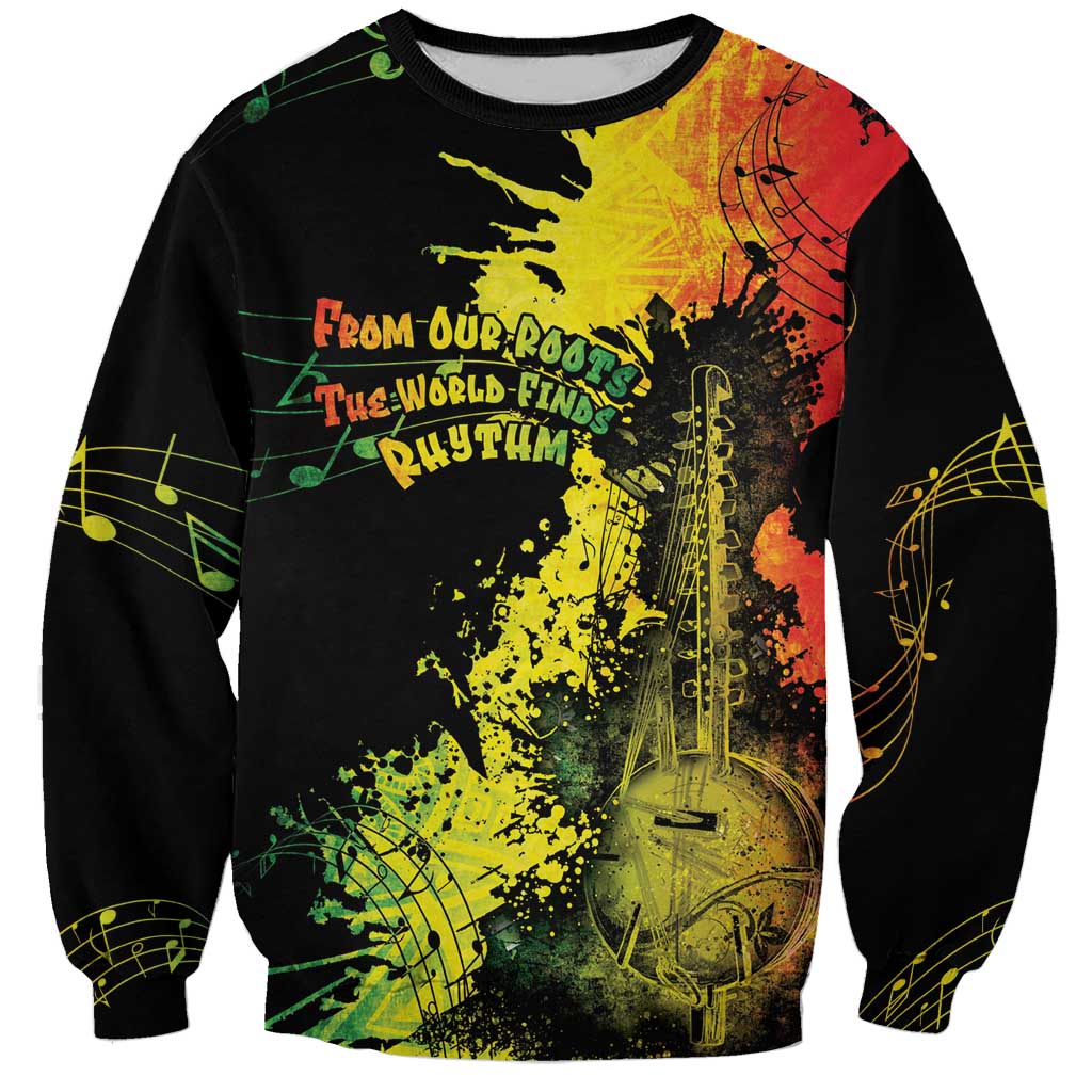 Afro Music Pride Sweatshirt From Our Roots The World Finds Rhythm - Wonder Print Shop