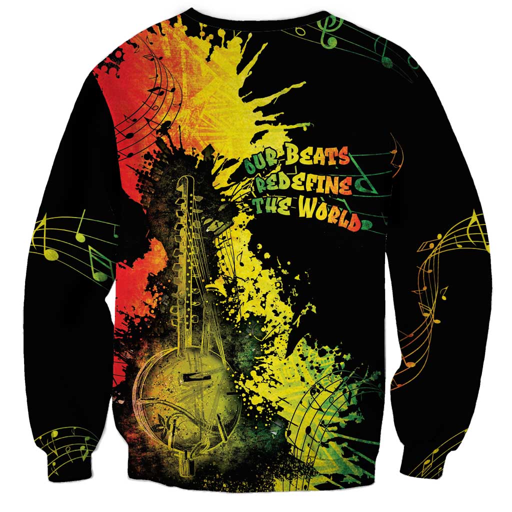 Afro Music Pride Sweatshirt From Our Roots The World Finds Rhythm - Wonder Print Shop