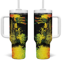 Afro Music Pride Tumbler With Handle From Our Roots The World Finds Rhythm - Wonder Print Shop