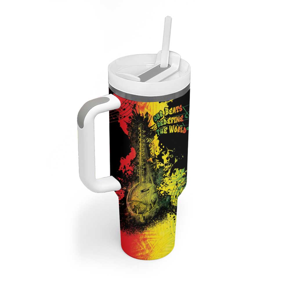 Afro Music Pride Tumbler With Handle From Our Roots The World Finds Rhythm - Wonder Print Shop