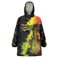 Afro Music Pride Wearable Blanket Hoodie From Our Roots The World Finds Rhythm - Wonder Print Shop