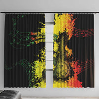 Afro Music Pride Window Curtain From Our Roots The World Finds Rhythm - Wonder Print Shop