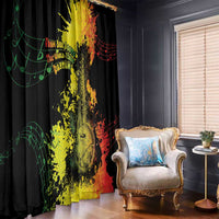 Afro Music Pride Window Curtain From Our Roots The World Finds Rhythm - Wonder Print Shop