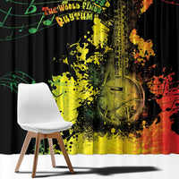 Afro Music Pride Window Curtain From Our Roots The World Finds Rhythm - Wonder Print Shop