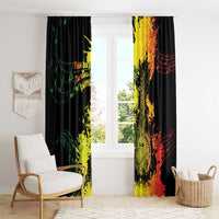 Afro Music Pride Window Curtain From Our Roots The World Finds Rhythm - Wonder Print Shop
