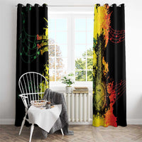 Afro Music Pride Window Curtain From Our Roots The World Finds Rhythm - Wonder Print Shop