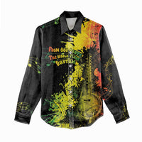 Afro Music Pride Women Casual Shirt From Our Roots The World Finds Rhythm - Wonder Print Shop