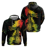 Afro Music Pride Zip Hoodie From Our Roots The World Finds Rhythm - Wonder Print Shop