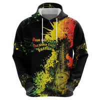Afro Music Pride Zip Hoodie From Our Roots The World Finds Rhythm - Wonder Print Shop